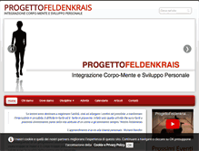 Tablet Screenshot of progettofeldenkrais.it